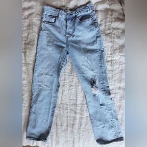 Levi's Premium | Light Blue Wedgie Straight Button Fly | Women's Size 25